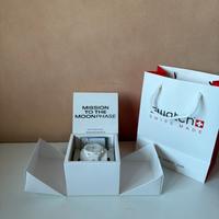 Omegs x Swatch moonphase white