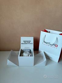 Omegs x Swatch moonphase white