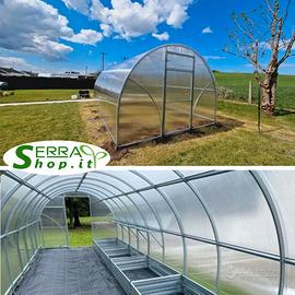 Serra tunnel 3x4 orto giardinaggio policarbonato