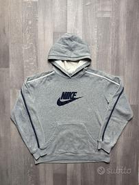 Felpa Nike Vintage Grigia Big Logo Taglia M