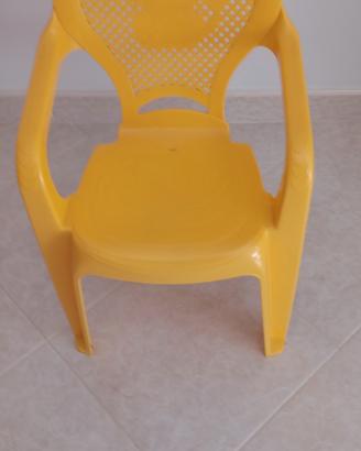 sedia plastica bambini.