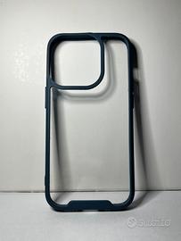 Cover iPhone 14pro - azzurro cenere