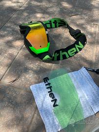 Maschera motocross ethen con sacca
