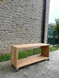Mobile TV artigianale in legno