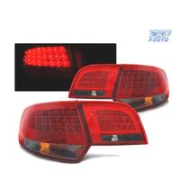 FANALI A LED AUDI A3 8P 04-08 SPORTBACK ROSSO FUMÉ