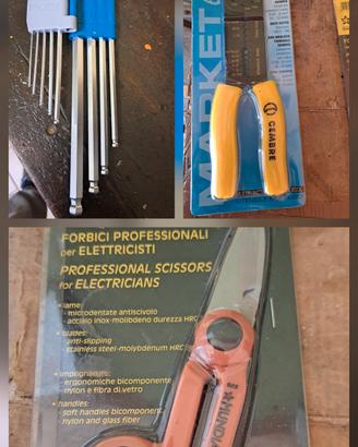 lotto attrezzi professionali elettricista/bricolag