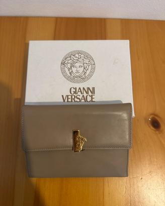Portafoglio Versace Beige Oro Originale