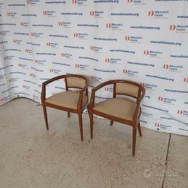 Coppia Poltroncine a pozzetto primi 900