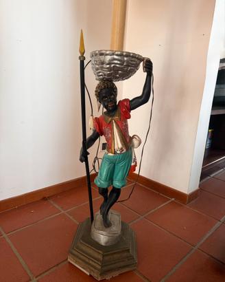 Lampada  con moro veneziano