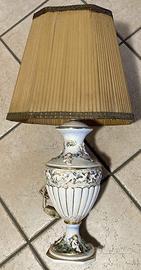 Lampada da tavolo vintage Capodimonte anni 50-60