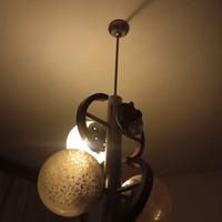 Lampadario a sospensione con sfere in vetro