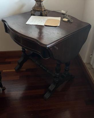 Tavolo antico a libro legno massello allungabile
