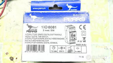 Interruttore Orario Settimanale Digitale