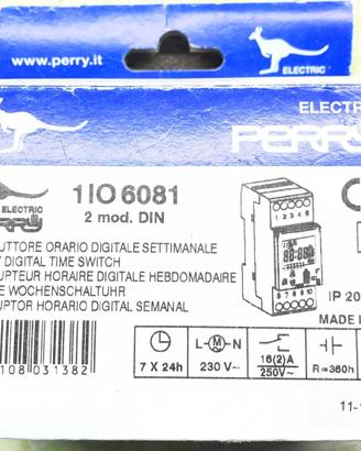 Interruttore Orario Settimanale Digitale