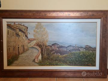 Quadro Originale "Divo Citi" Colle in Paese