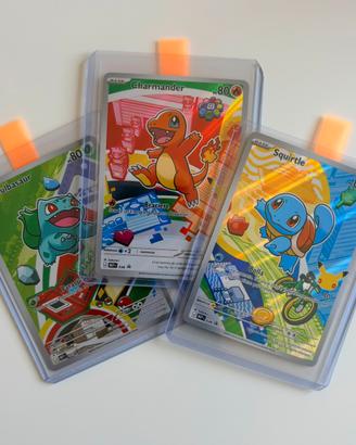 Pokémon starter 1 gen Kanto compagni d’avventura