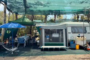 Roulotte ROLLER 3 posti + tenda veranda + gazebo