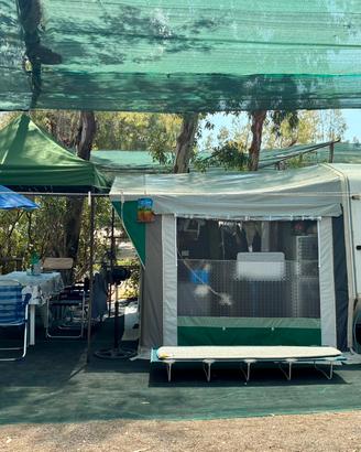Roulotte ROLLER 3 posti + tenda veranda + gazebo
