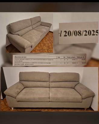 divano nuovo mai utilizzato!