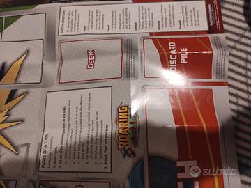 Tabellone gioco Pokémon card carte