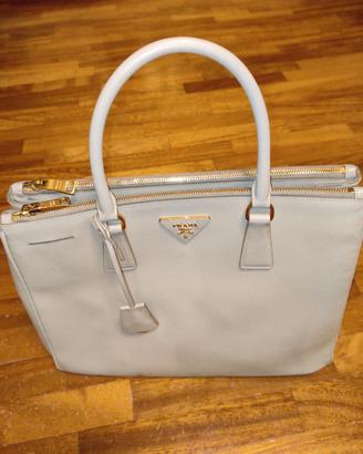 Borsa Prada Galleria pelle Saffiano Grgia POMICE