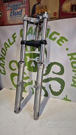 Forcella doppio disco sporster/dyna steli da 39 