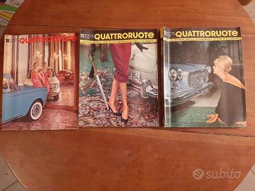 QUATTRORUOTE Ed.Domus 1961 lotto di 3