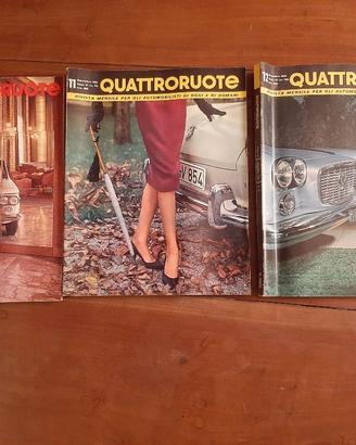 QUATTRORUOTE Ed.Domus 1961 lotto di 3