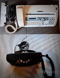 Fax/telefono più altro telefono nero anni 90