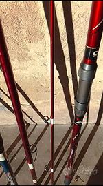 Coppia canne surf casting