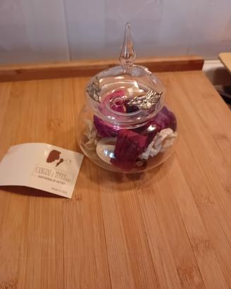 Potpourri in vetro soffiato