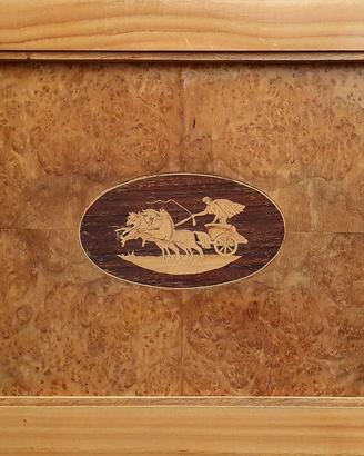 quadro cornice legno intarsio