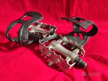 Lotto pedali vintage con gabbiette – da bici -