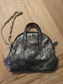 Borsa Trussardi effetto pitonato