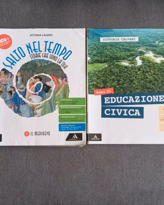 libri scolastici prima media Salto nel tempo 