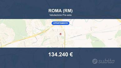 Immobile in asta di 144 m² con box auto a Roma