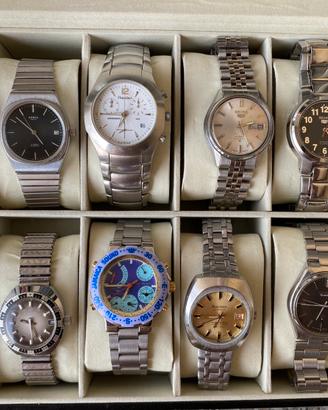 Vintage orologi Seiko Citizen Venus Swatch.......