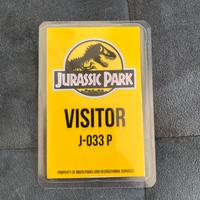 Prop Replica Badge Visitatore Jurassic Park