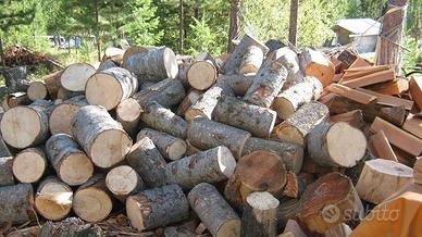 legna da ardere in ciocchi da spaccare 