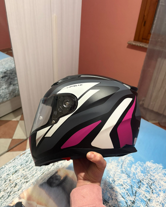 Casco e guanti Hype donna