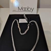 Collana in acciaio Mooby gioielli