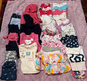 Lotto Abbigliamento Bimba 9-12 Mesi