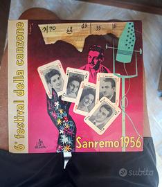 Rarissimo vinile 45 giri vintage "Sanremo 1956"