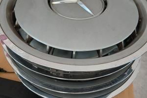 4x copricerchio Mercedes raggio 15