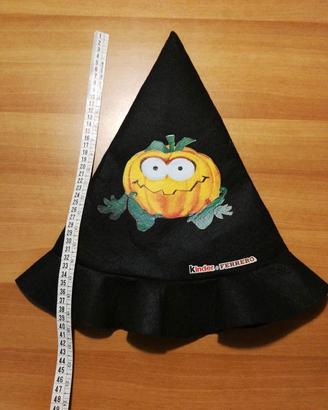 Cappello Strega Kinder Ferrero Halloween Zucca