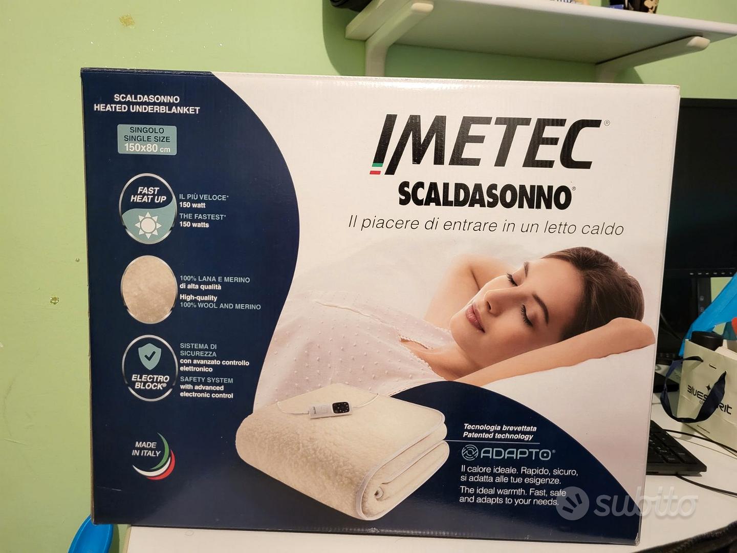 Scaldasonno IMETEC sensitive matrimoniale - Arredamento e Casalinghi In  vendita a Milano