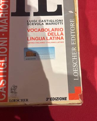 Vocabolario latino Castiglioni Mariotti