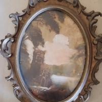 Cornice ovale antica