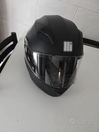 Casco modulare Motocubo nero opaco 
