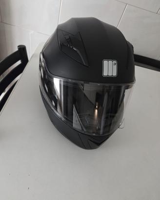 Casco modulare Motocubo nero opaco 